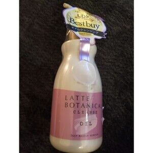 Cosmetex Roland Latte Botanical Cleanser Oil 300 ml, Made in Japan NEW